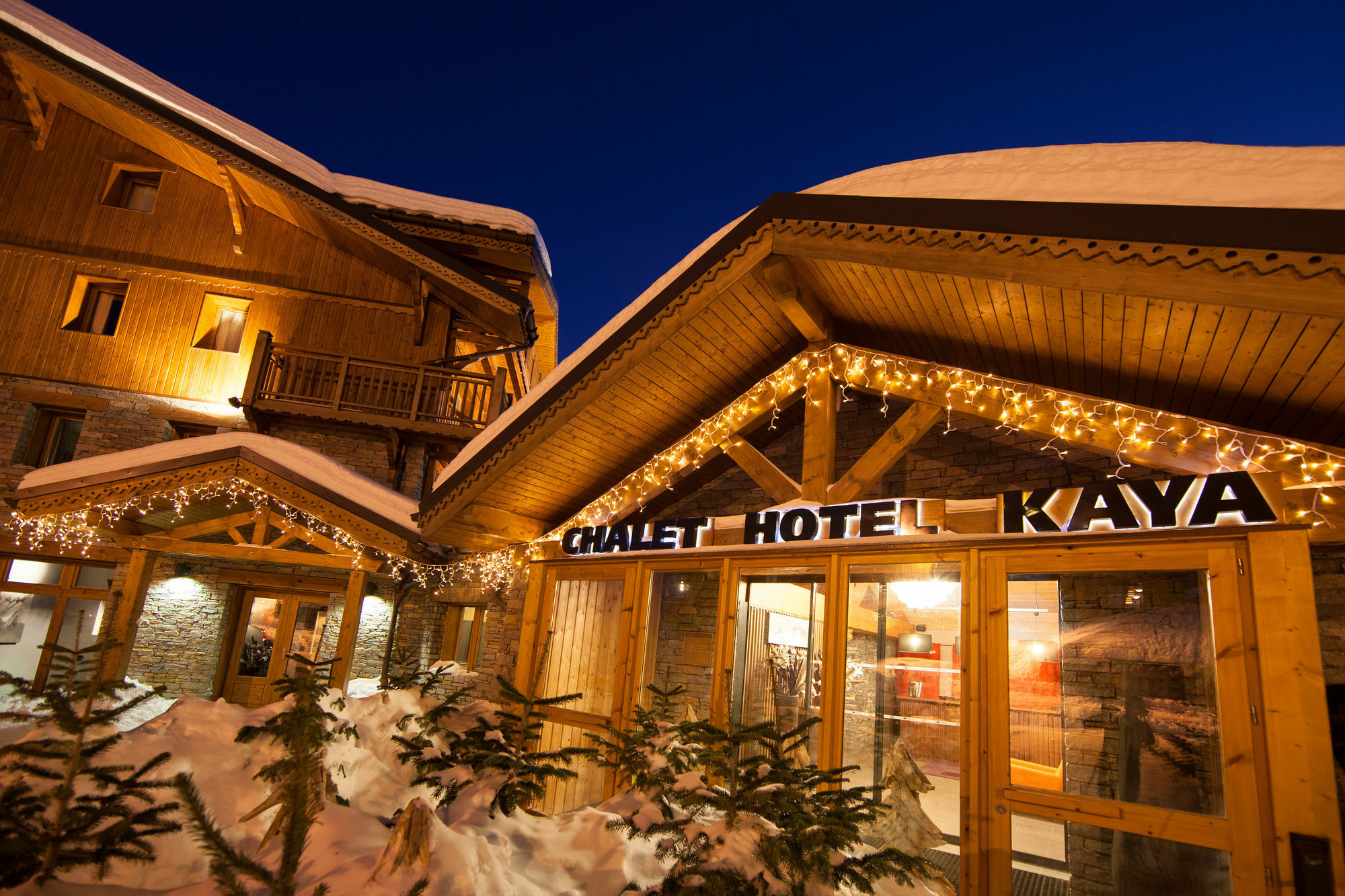 Chalet Hotel Kaya Saint-Martin-de-Belleville Exterior foto