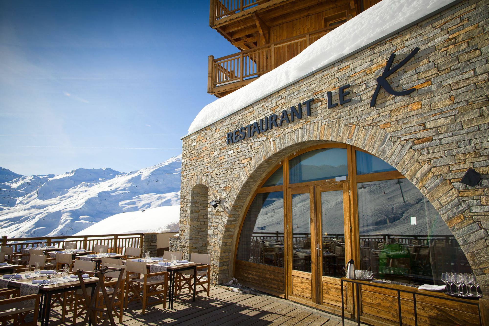 Chalet Hotel Kaya Saint-Martin-de-Belleville Exterior foto